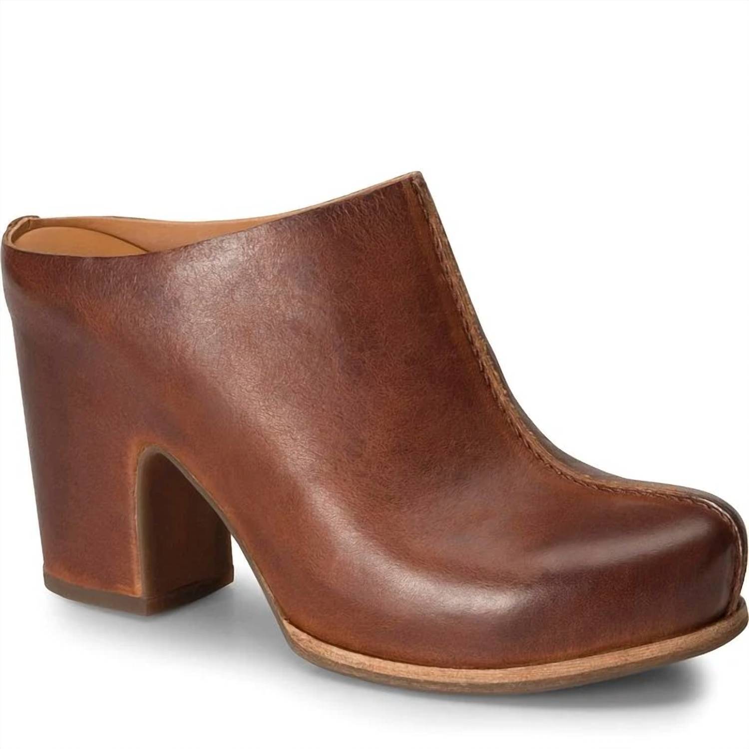 New Kork-Ease Women's Sagano Slide On Clogs In Brown Rum
